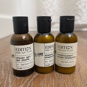 NWOT Le Labo shampoo, conditioner and body gel